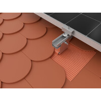 K2 2004282 SingleHook FlatTile sheet metal - Metallabdeckung Rot
