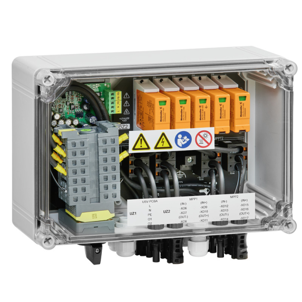 Weidm&uuml;ller Feuerwehrschalter 2 MPP, SPD-Typ I/II, 1100V, MC4-Evo 2