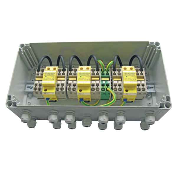 Leutron DC GAK Generatoranschlusskasten 3 MPPT - &Uuml;berspannungsschutz T1+T2