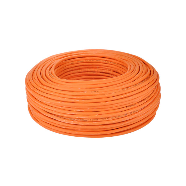Netzwerkkabel Cat.7 Simplex 4 AWG 23/1 orange 100m