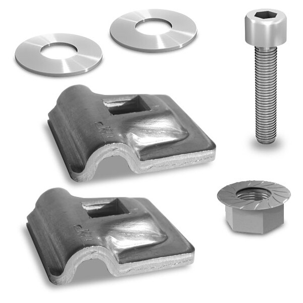 K2 2002474 Blitzschutzklemme Multi Alu 8 mm Set  - Doppel Set VPE=10 St&uuml;ck