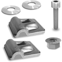 K2 2002474 Blitzschutzklemme Multi Alu 8 mm Set  - Doppel Set VPE=10 St&uuml;ck