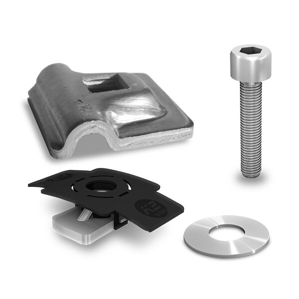 K2 2002473 Blitzschutzklemme Multi Alu 8 mm Set VPE=10 St&uuml;ck