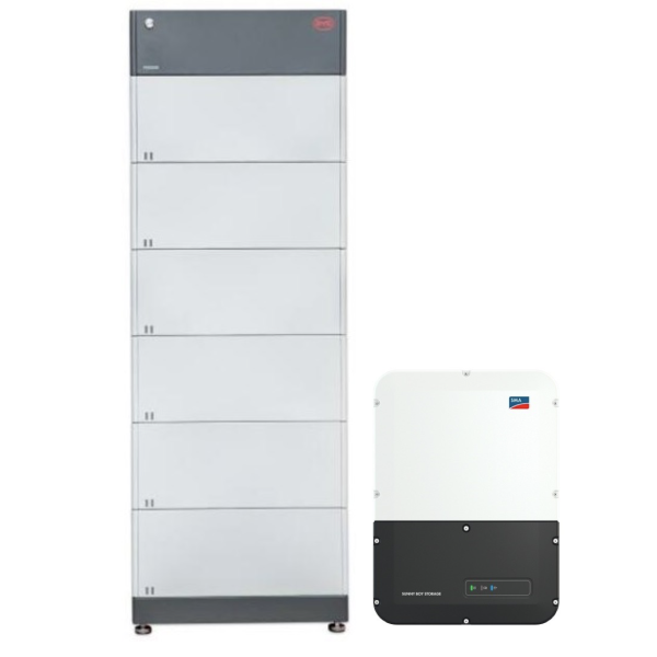 Speicherset BYD HVM 16.6 (16,56 kWh) + SMA Sunny Boy Storage SBS