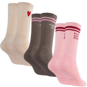 Studio Nolis Pilatessocken Burn Baby Burn | 3er Pack