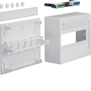 HAGER GD110N Miniverteiler Verteilerkasten, 10 PLE, 1xPE,...