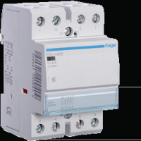 HAGER ESC440S Brummfreies Sch&uuml;tz / Schaltsch&uuml;tz, 40A, 4S, 230V AC