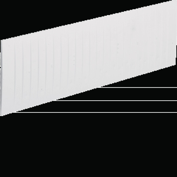 HAGER ZZ35S Abdeckstreifen, sperrbar, Breite 12 PLE, f&uuml;r NAR-Haube mit 216mm Ger&auml;teschlitz