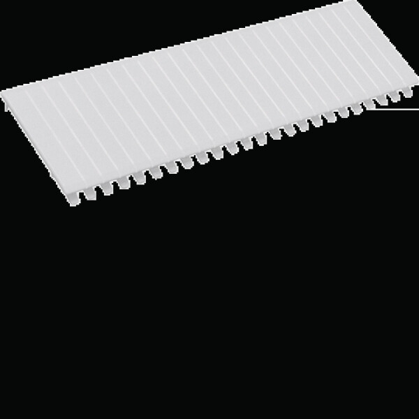 HAGER S35S Hutschienenabdeckung, Abdeckstreifen, univers Z, 219 mm, f&uuml;r 12 PLE, brechbar