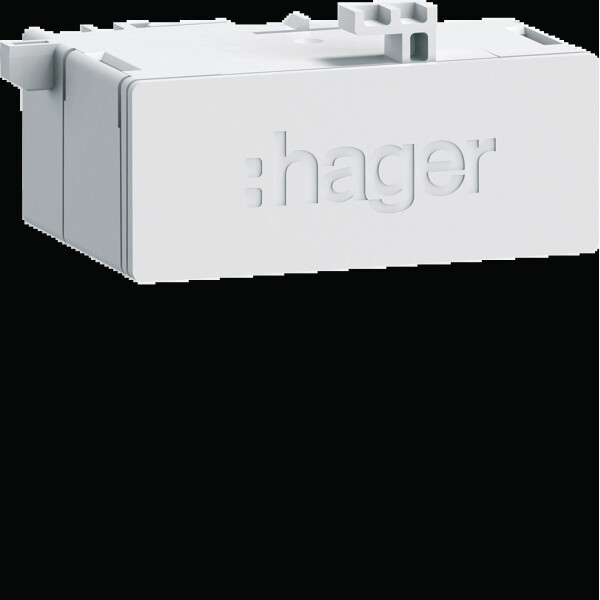 HAGER ZZ45WAN2PP RJ45-Buchse in Patch/Patch 180&deg; f&uuml;r WAN-/LAN-Anwendung, IP20, CAT 6A