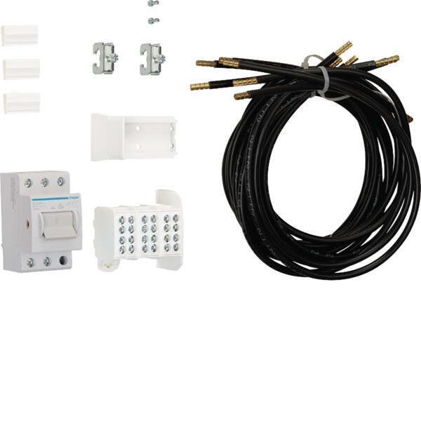 HAGER ZY02PV Best&uuml;ckungspaket univers Z, 10mm&sup2;, PV-&Uuml;ber./Kaskade,ZTP 750mm bis 32A Dauerstrom