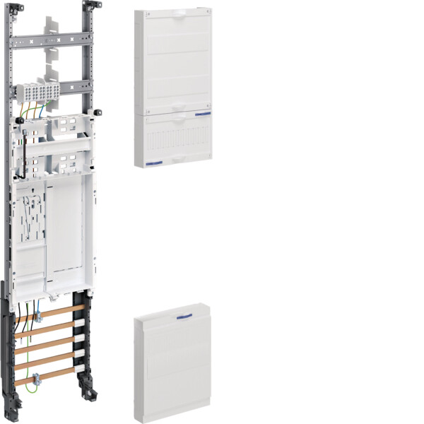 HAGER ZH3EZ17N Komplettfeld, univers Z, 1 Z&auml;hlerplatz, BKE-I, OKK, H=1050 mm, 1-feldig