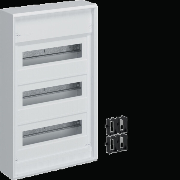 HAGER VA36CN Kleinverteiler volta, Aufputz, 3x12 PLE, IP30, Schutzklasse II, ohne T&uuml;r