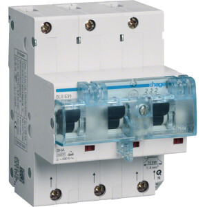 HAGER HTN335E SLS-Schalter, 3-polig, E-Charakteristik,...