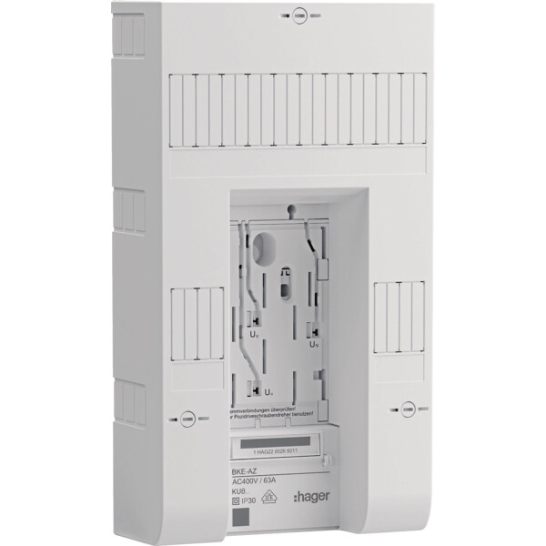 HAGER KU83CHE BKE-AZ eHz Anschlusskassette RfZ 10+2+2 PLE