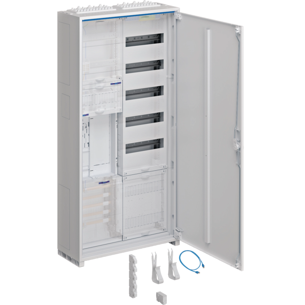 HAGER ZB32ET215W1 Komplettschrank, univers Z, 1 ZP, BKE-I, APZ, VT5, H=1100mm, 2-feldig, ESA