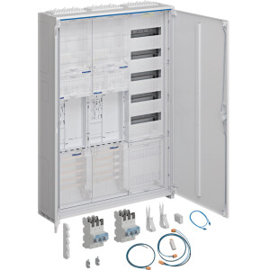 HAGER ZB33EZ26SB Komplettschrank, univers Z, 2...