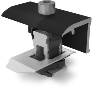 K2 2004545 Uni. Modulendklemme Clamp EC Black 25-40 mm,...